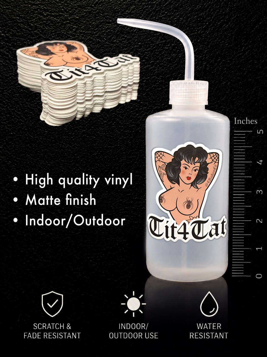 "Tit4Tat" Sticker