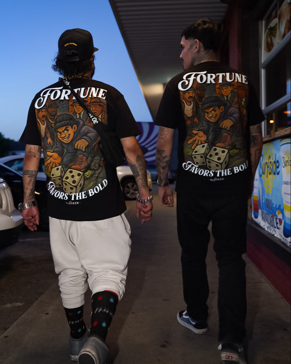 Fortune Favors the Bold – Dice Alley Premium Tee