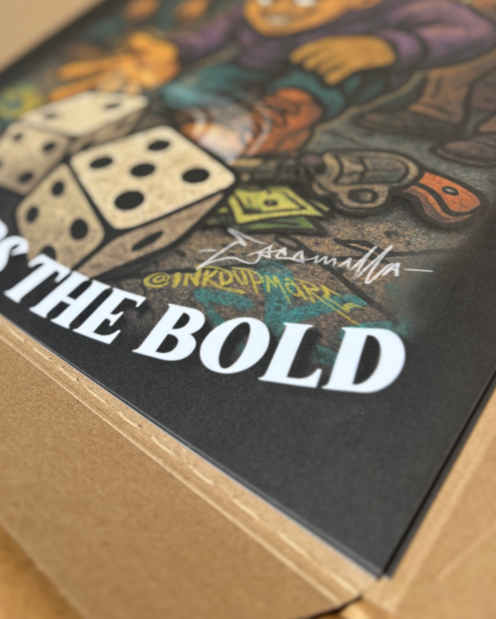 Fortune Favors the Bold - Collector Art Print