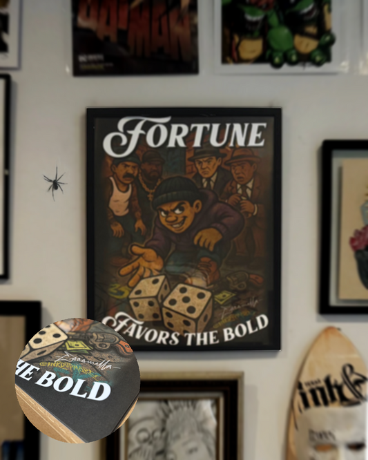 Fortune Favors the Bold - Collector Art Print