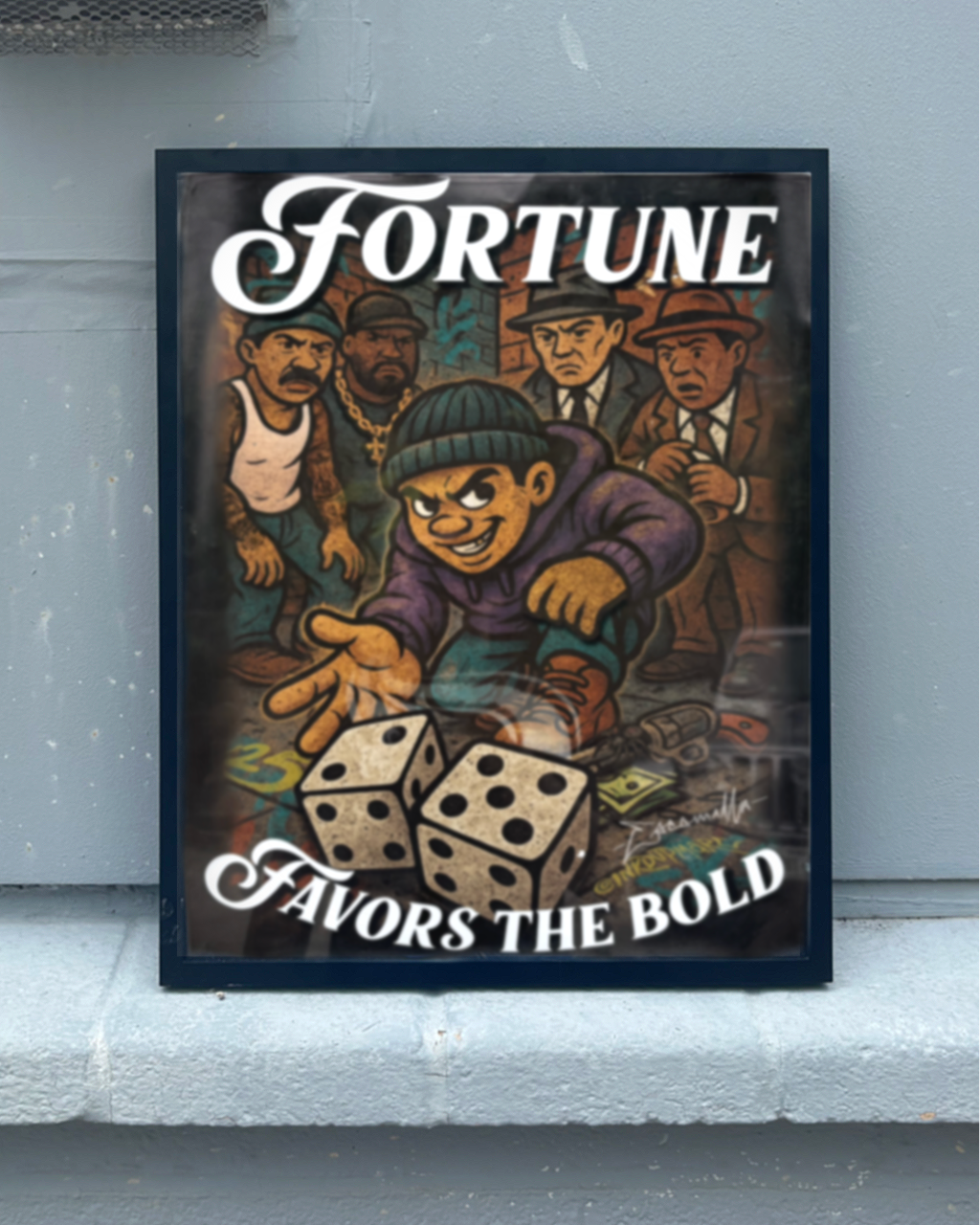 Fortune Favors the Bold - Collector Art Print