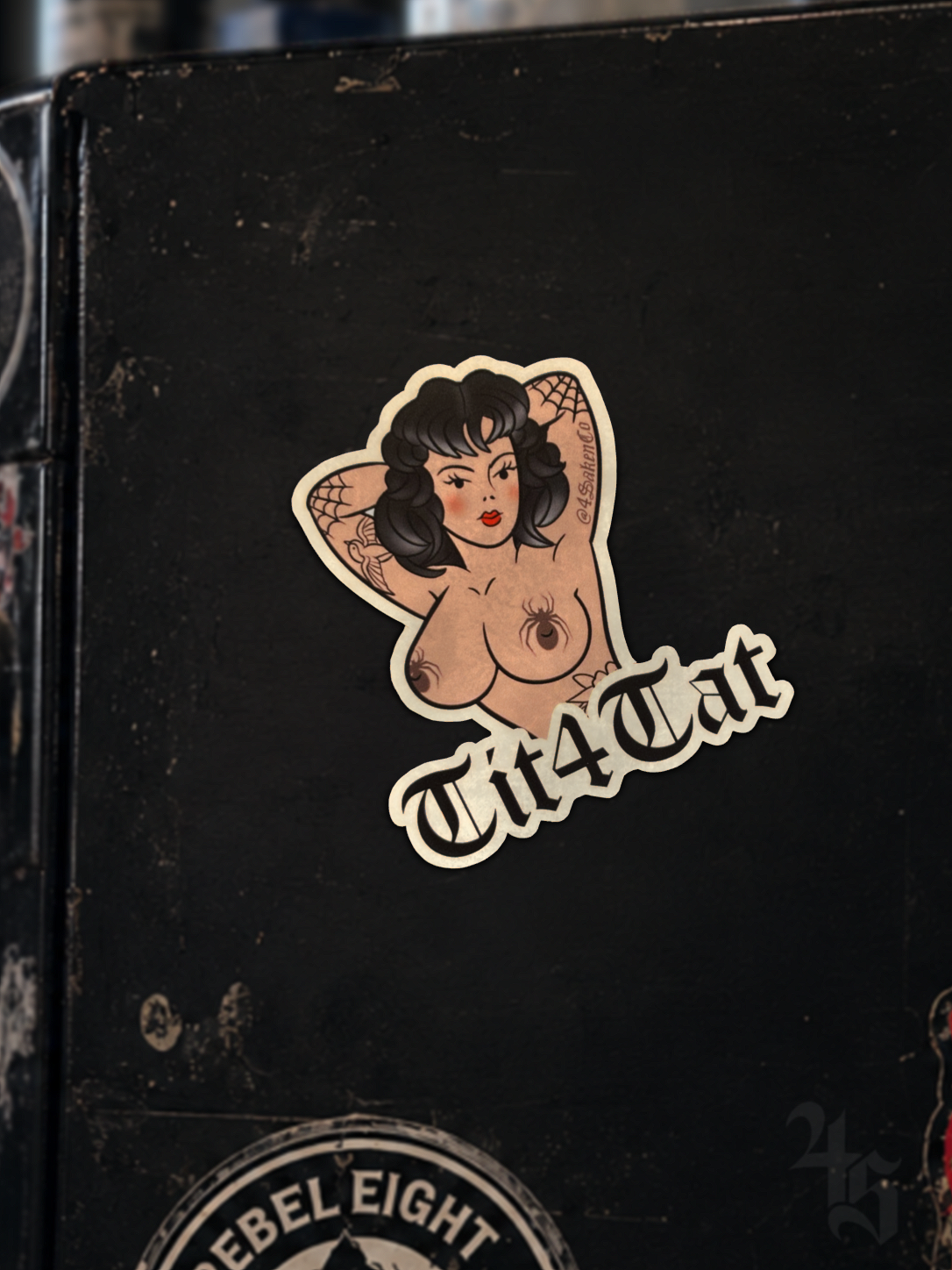 "Tit4Tat" Sticker