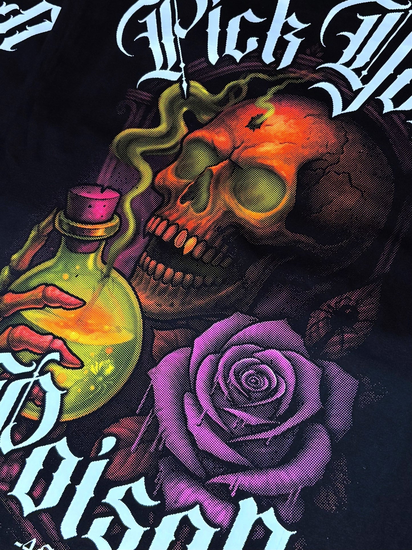Pick Your Poison – Skull & Potion Premium Tee